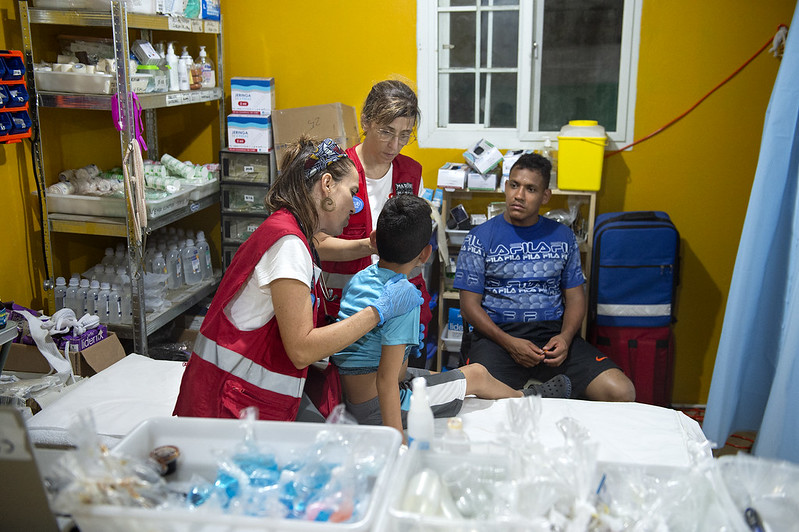 Hospital START en la crisis migratoria de la región del Darién, Panamá © Miguel Lizana / AECID)