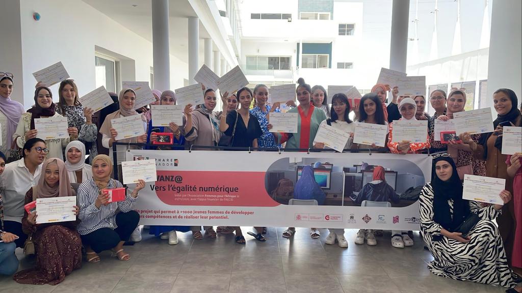 España apuesta decididamente por la formación digital de niñas y adolescentes mujeres en Marruecos
