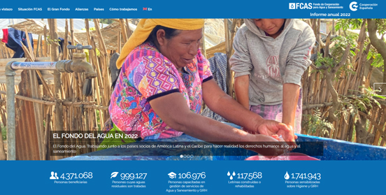 El Fondo del Agua alcanza ya 4,3 millones de personas beneficiarias desde su puesta en marcha en 2009