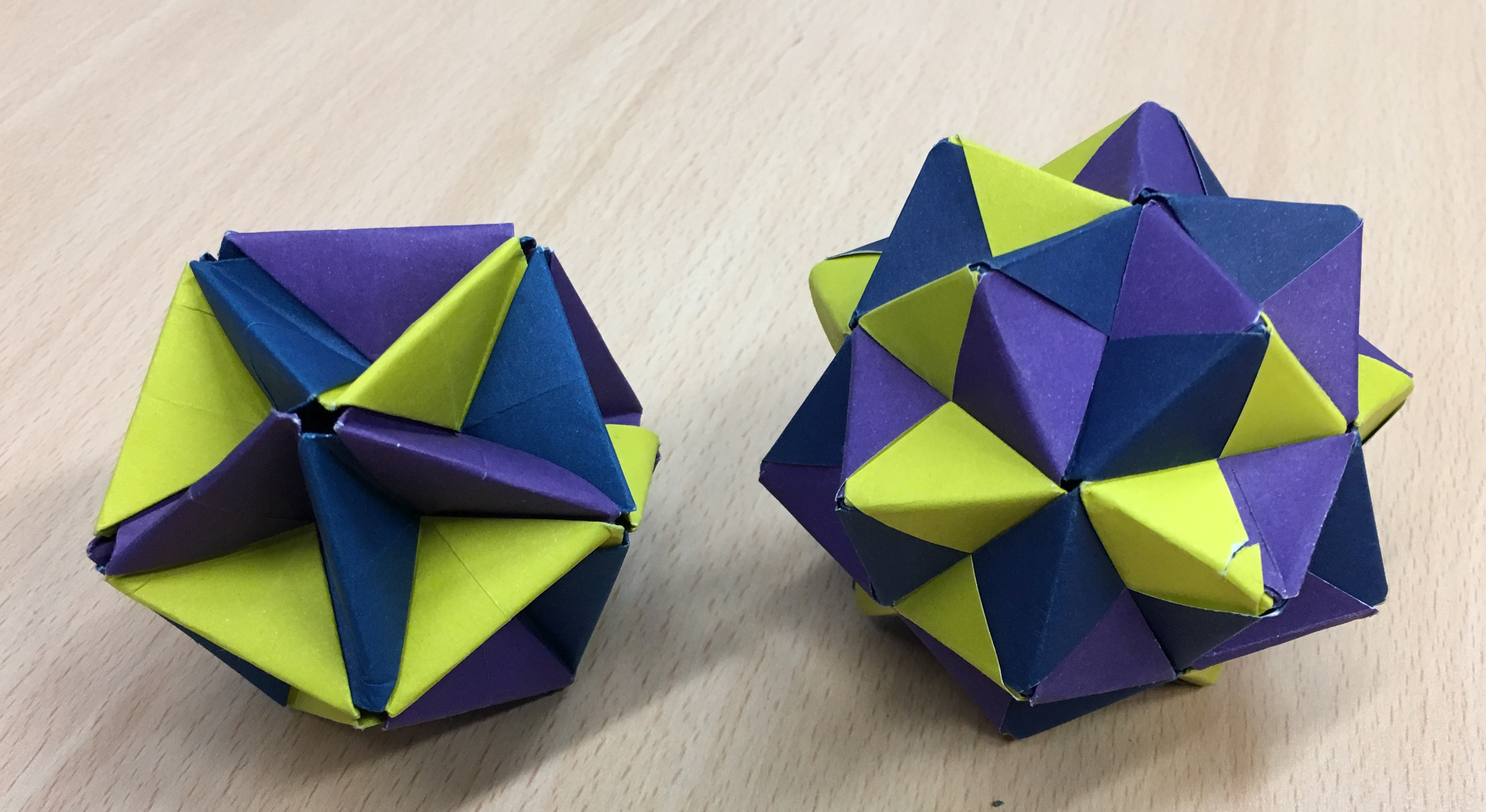 Origami modular Sonobe
