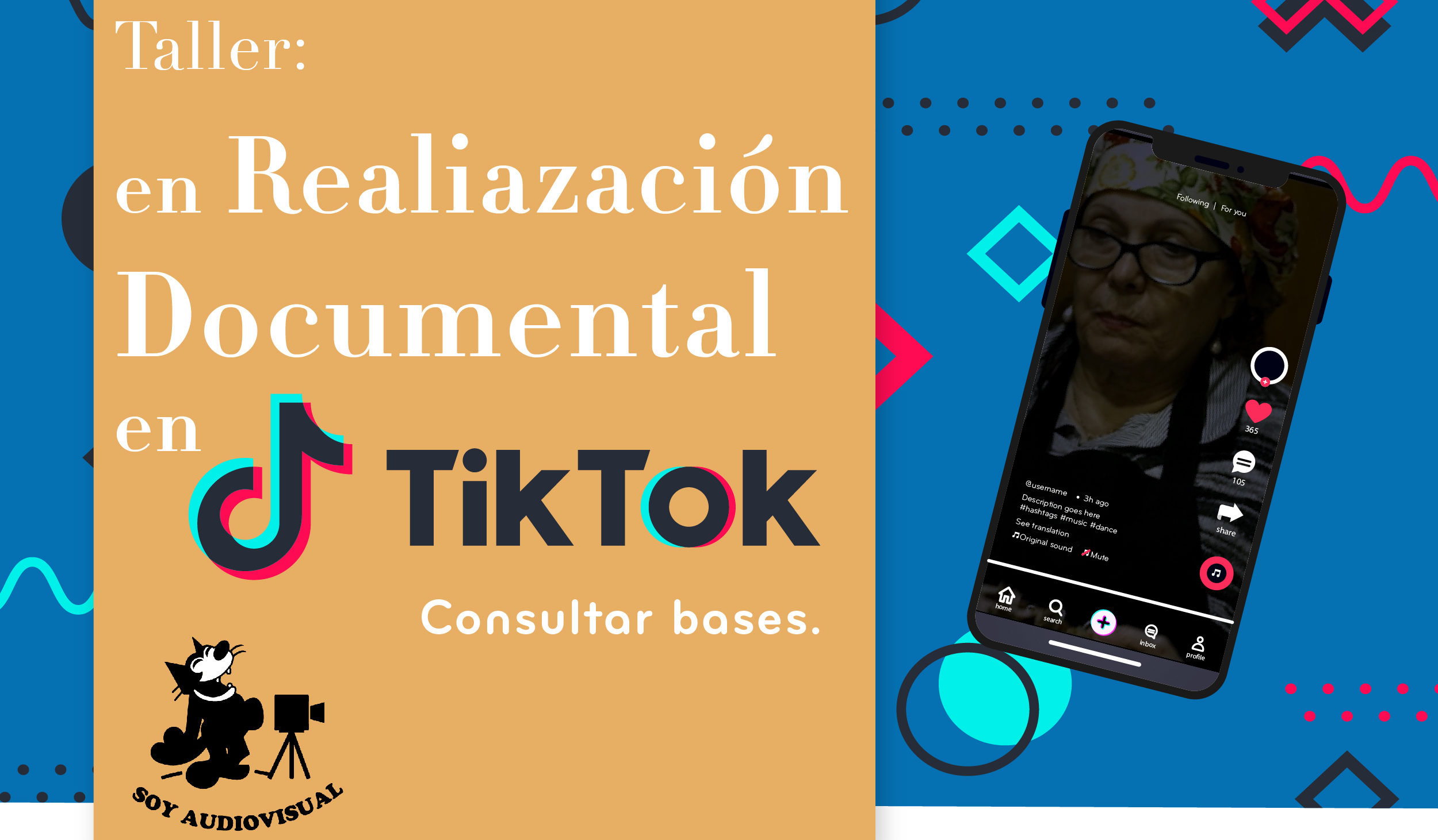 Del Montaje a las Salas Taller de cine documental en TikTok