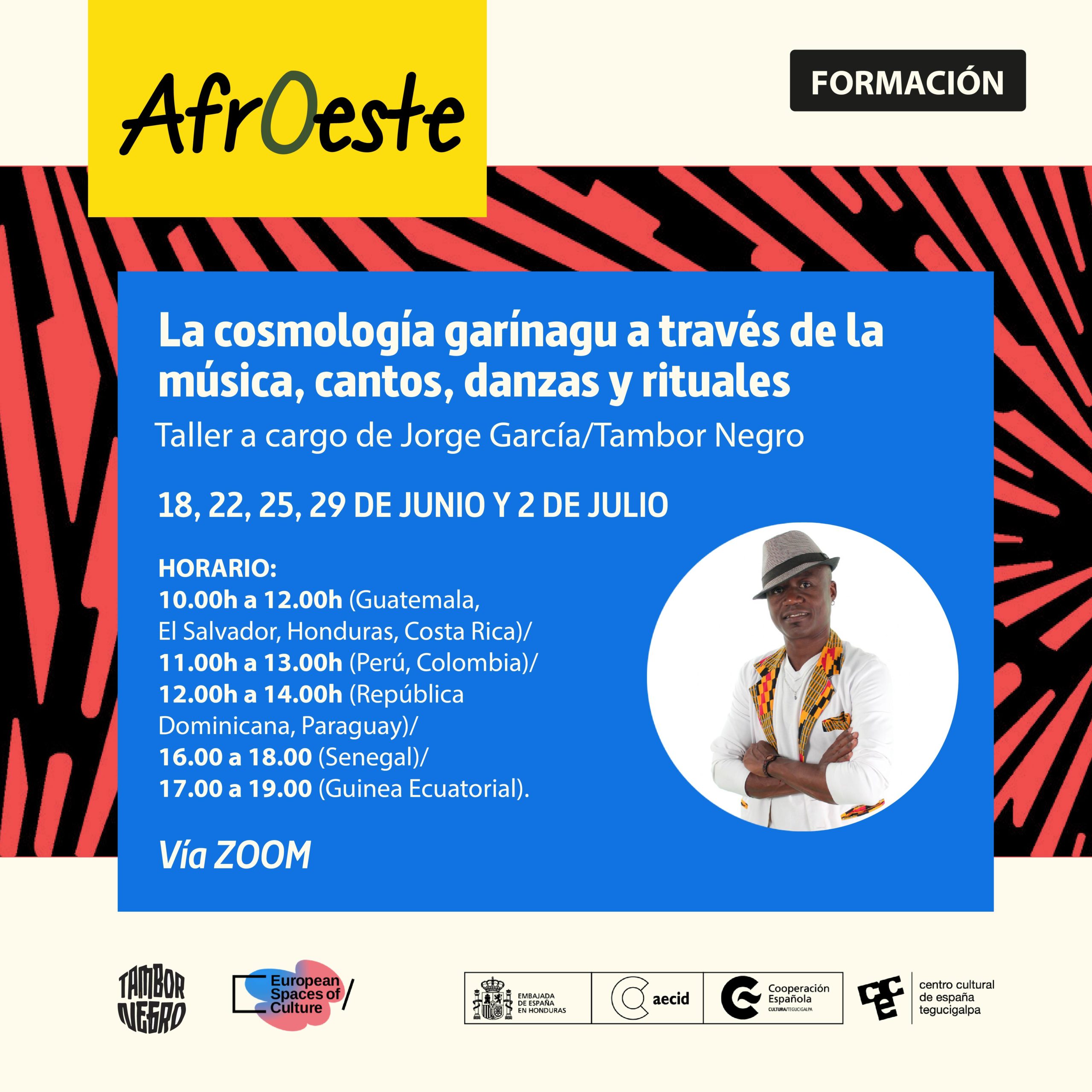 Taller La cosmovisin Garfuna a travs de la msica Cantos ritmos danzas y rituales garnagu