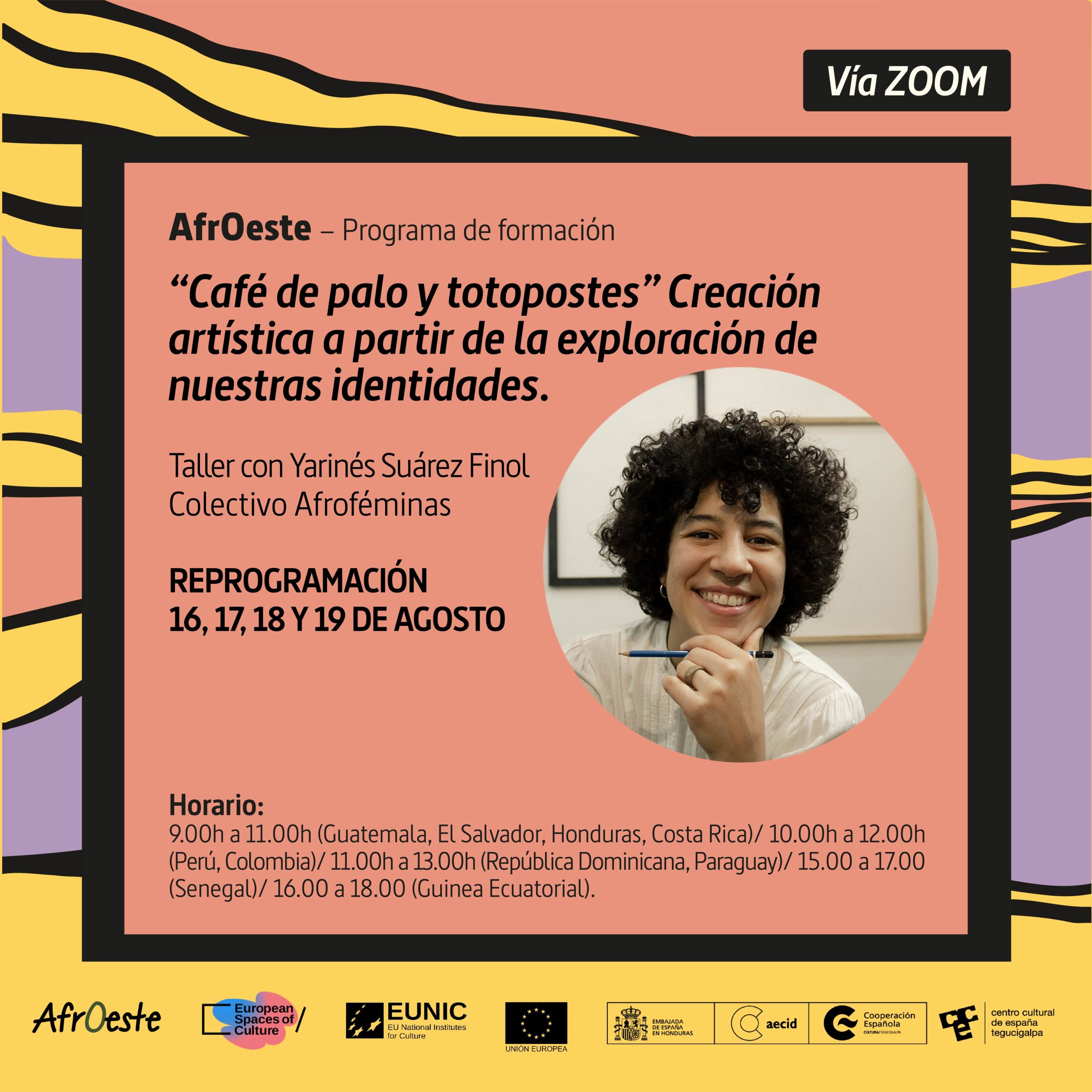 Taller Caf de palo y totopostes Creacin artstica a partir de la exploracin de nuestras identidades