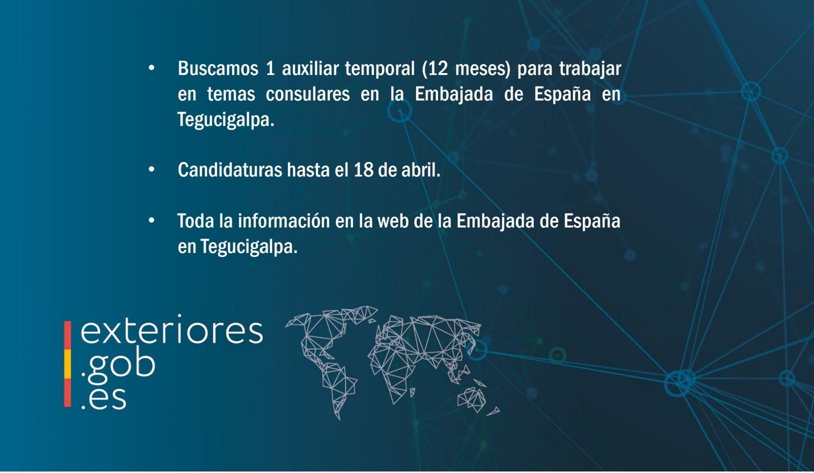 Convocatoria Auxiliar administrativo temporal