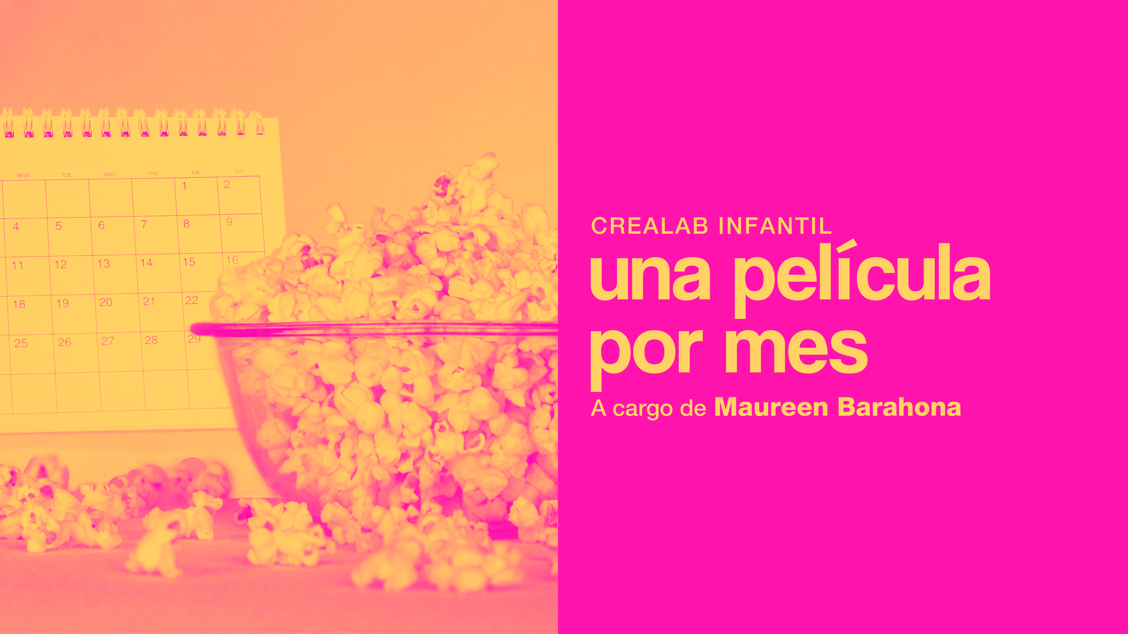 Crealab infantil Una pelcula por mes