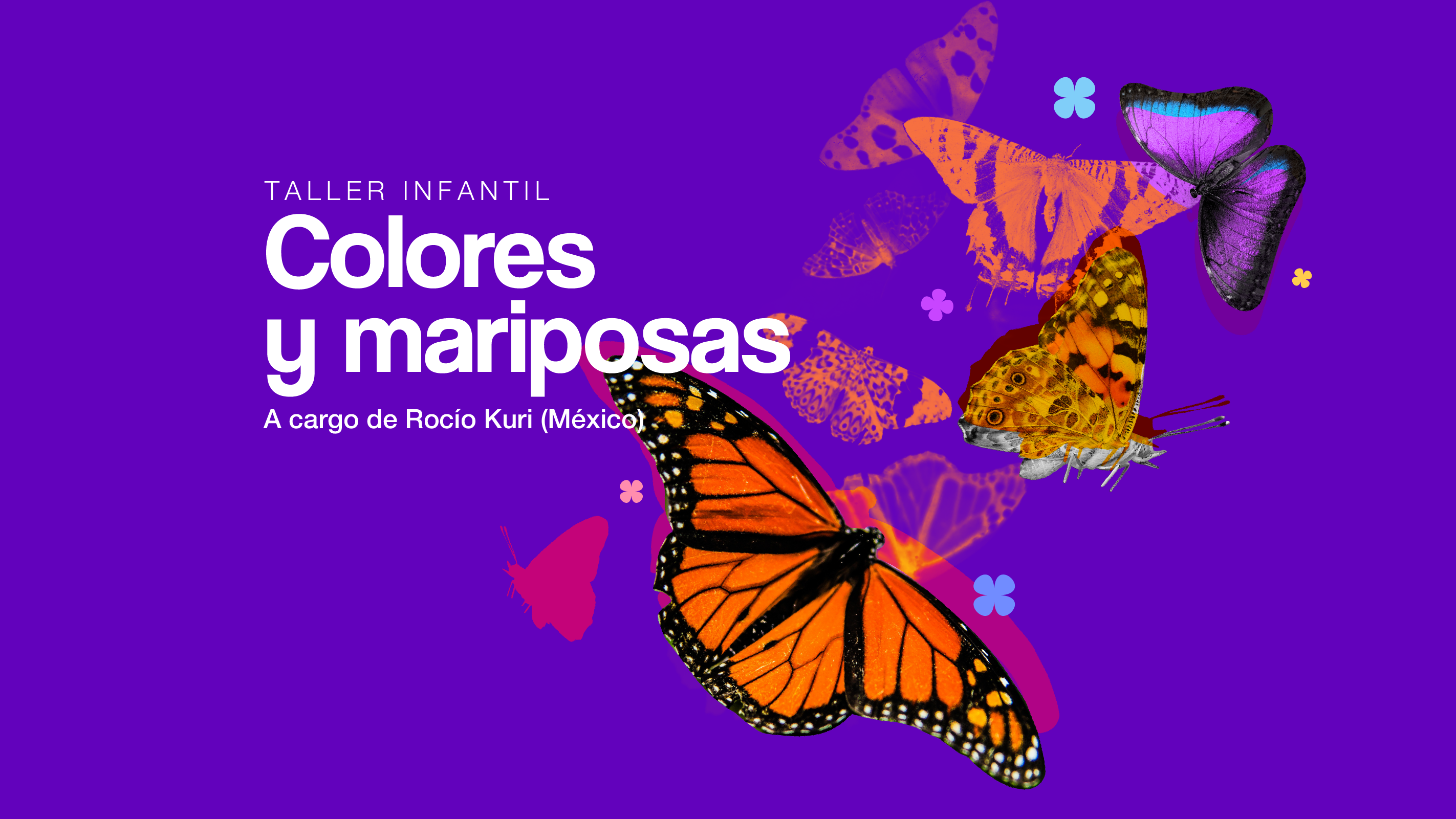 Taller infantil Colores y mariposas