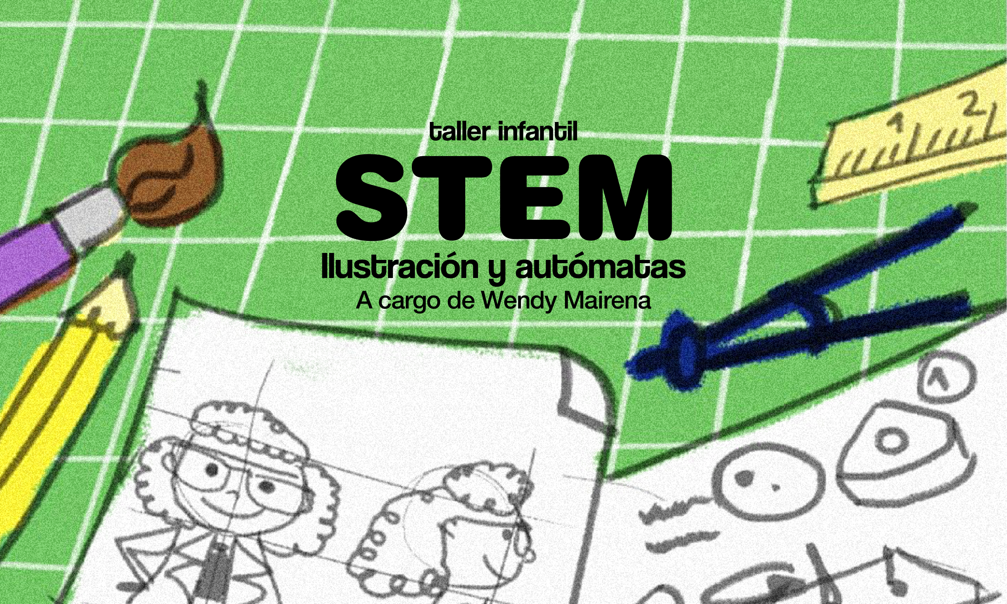 Taller infantil STEAM Ilustracin y autmatas