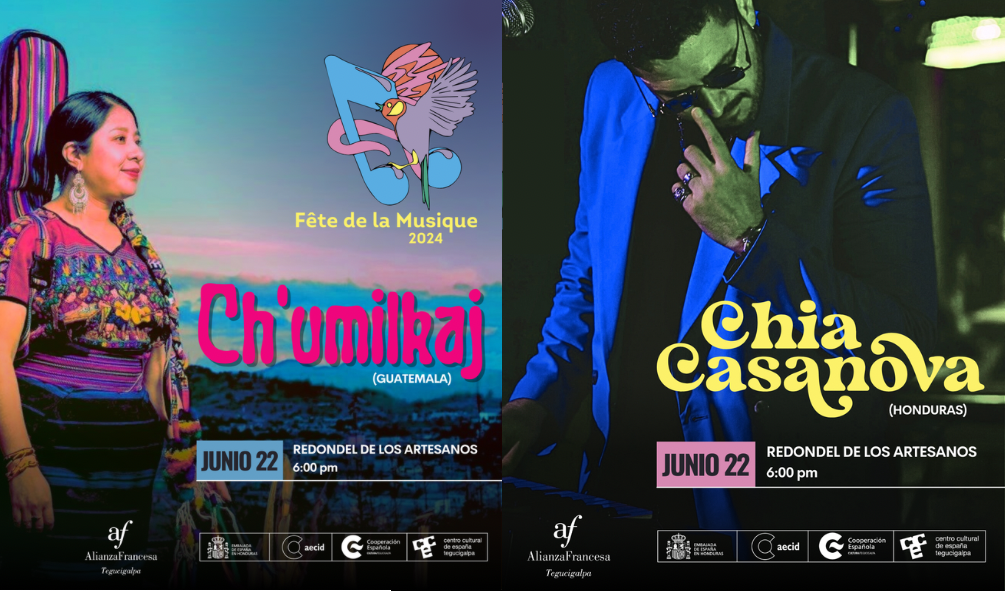 Fte de la msique Cha Casanova HN y Chumilkaj GT en concierto