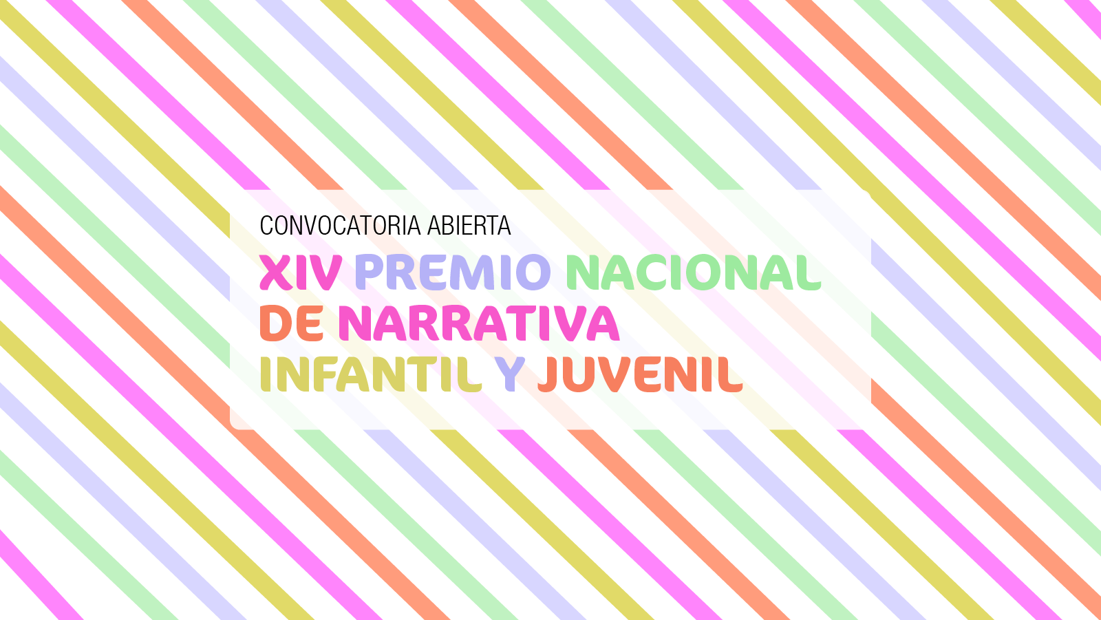 PREMIO NACIONAL DE NARRATIVA INFANTIL Y JUVENIL