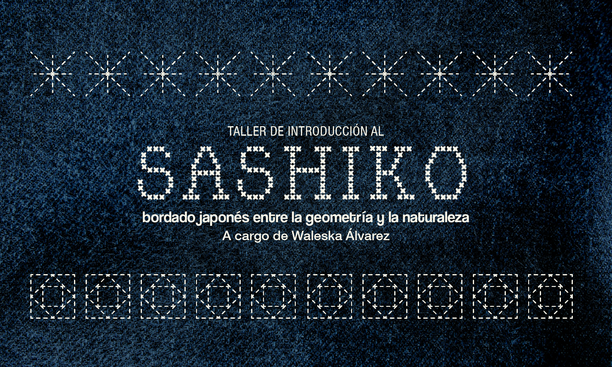Introduccin al Sashiko Bordado japons entre la Geometra y la Naturaleza
