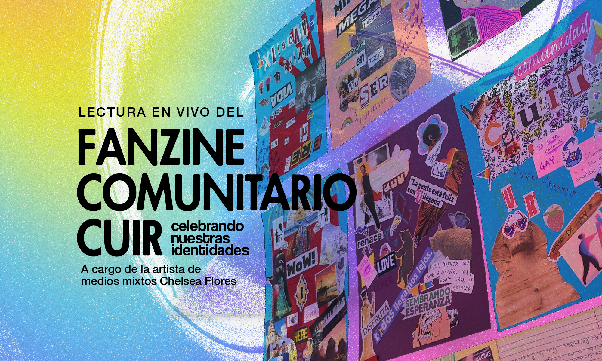 Lectura en Vivo del Fanzine Comunitario Cuir Celebrando Nuestras Identidades