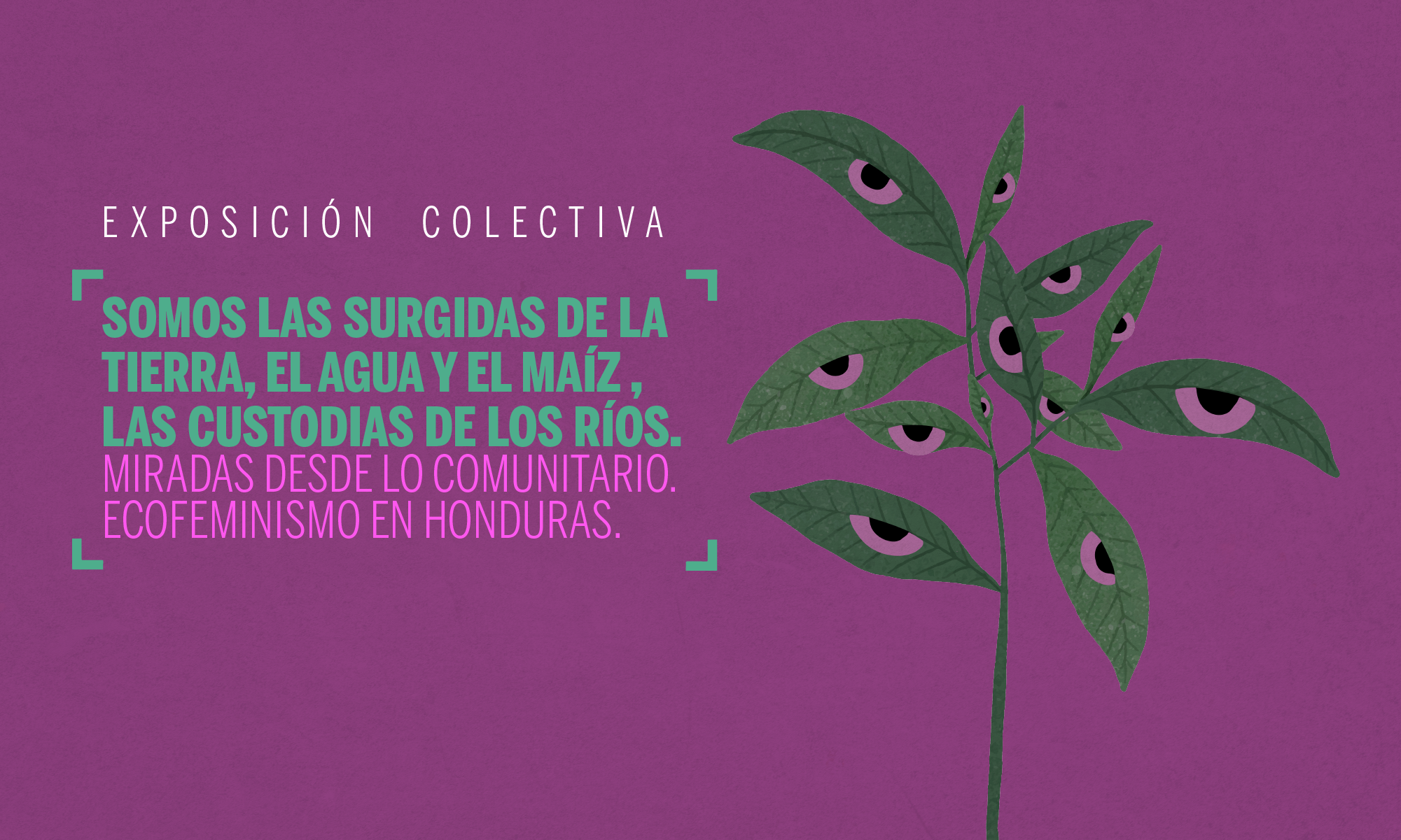 Exposicin Colectiva Somos las surgidas de la tierra el agua y el maz las custodias de los ros Miradas desde lo comunitario