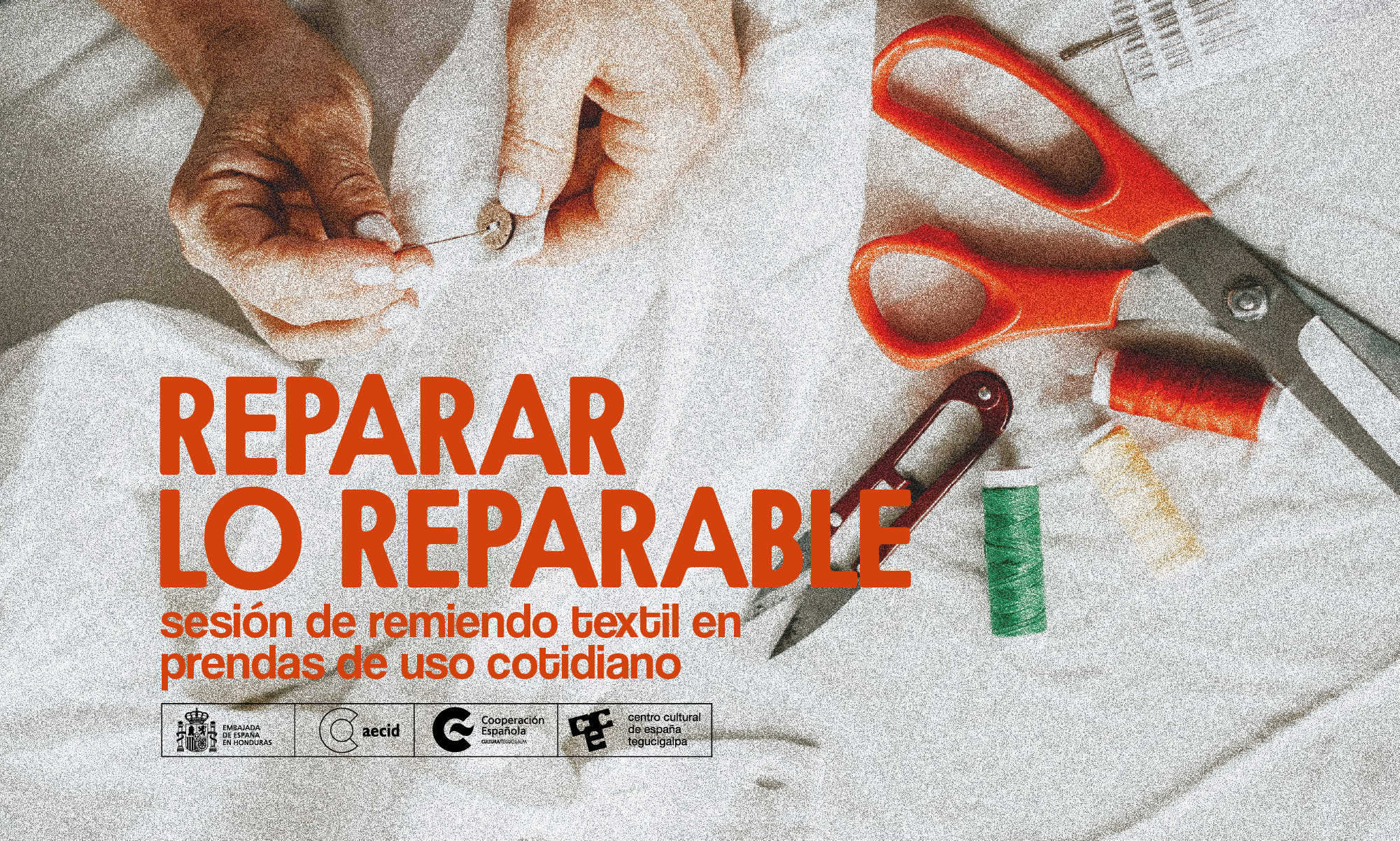 Reparar lo reparable Sesin de remiendo textil en prendas de uso cotidiano