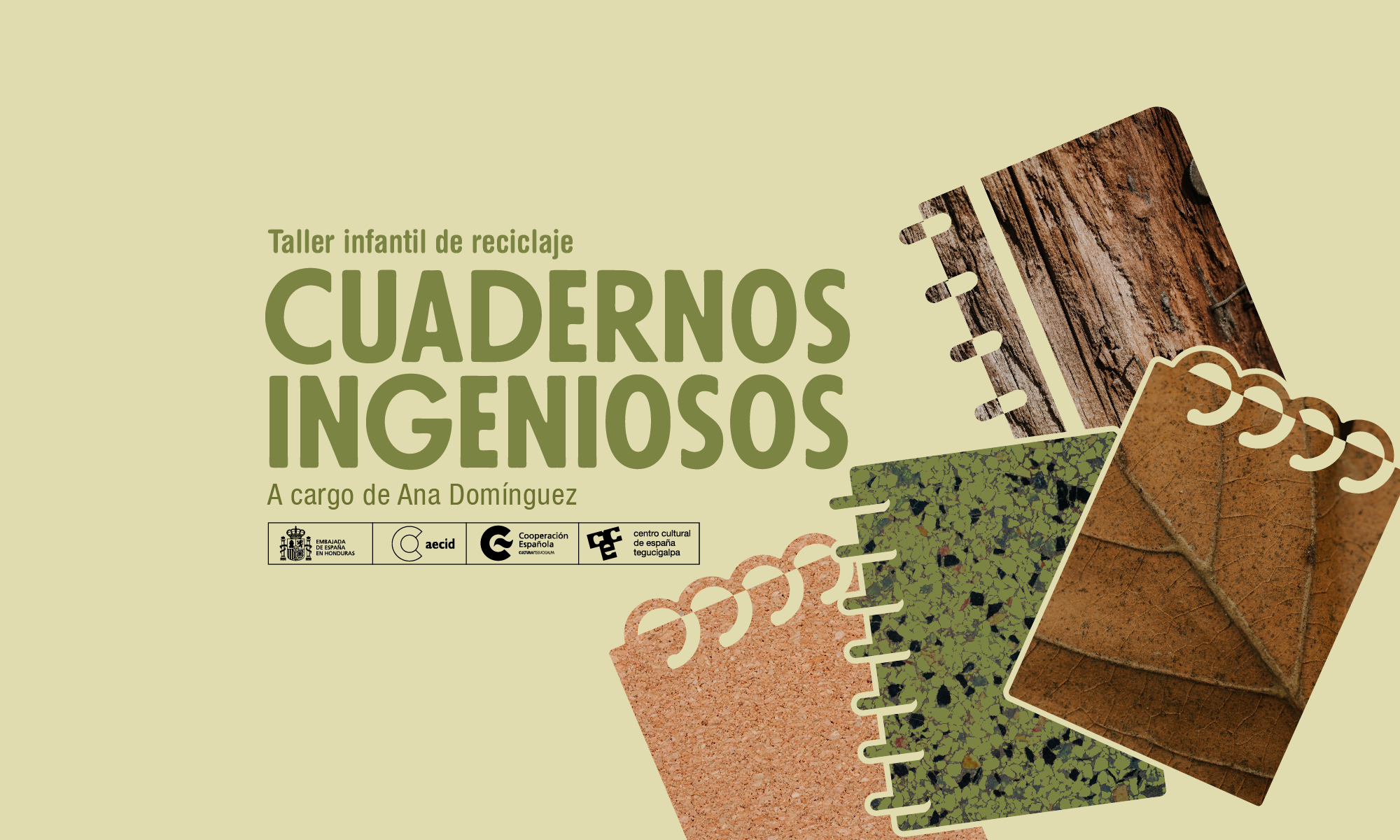 Taller infantil de reciclaje Cuadernos ingeniosos