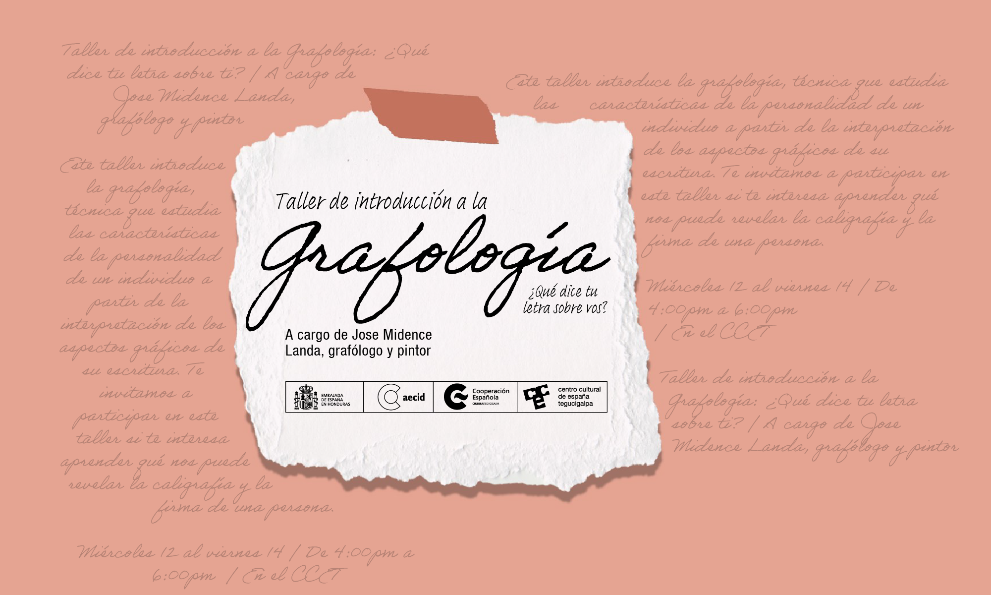 Taller de Introduccin a la Grafologa Qu dice tu letra sobre vos