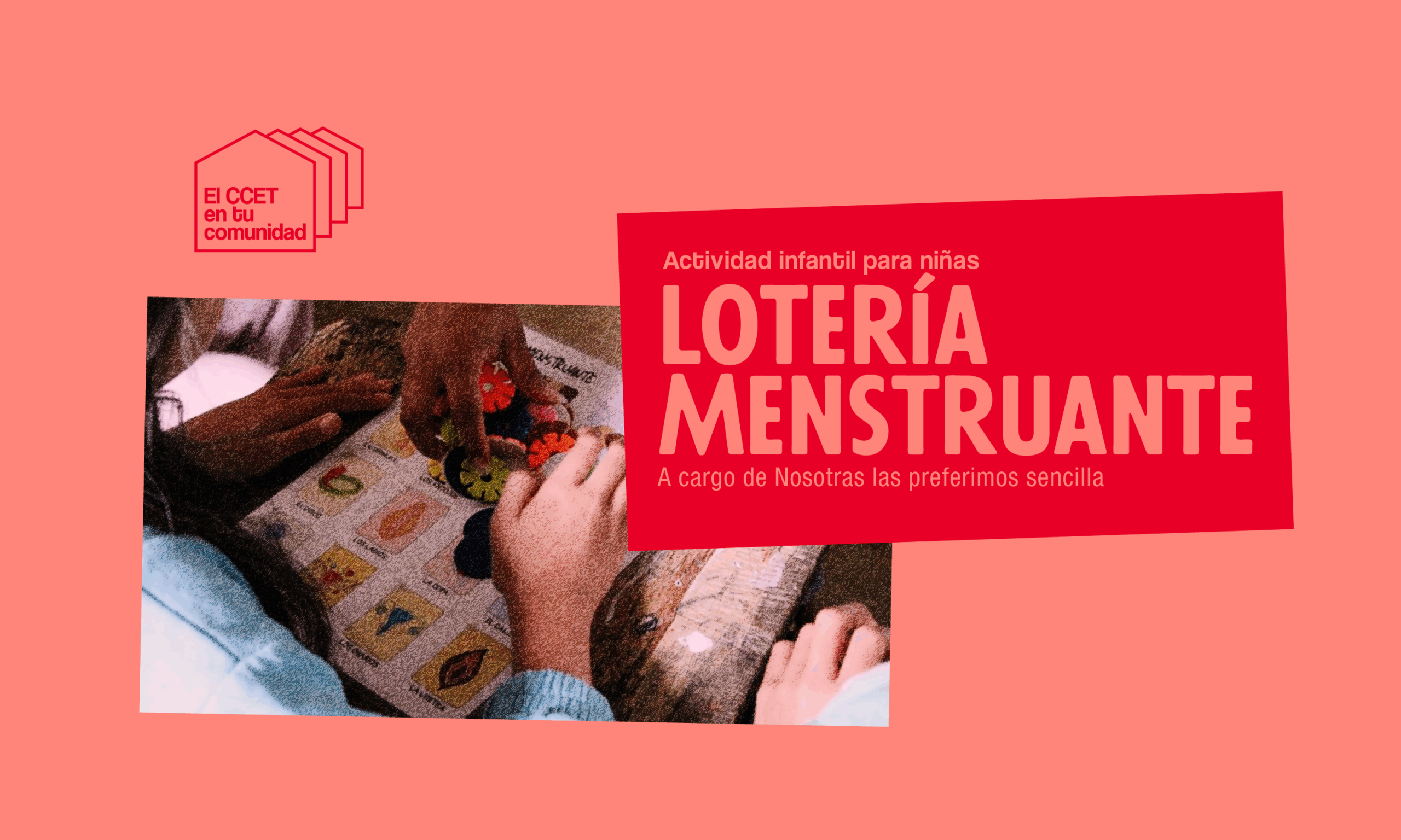 Actividad infantil para nias Lotera Menstruante