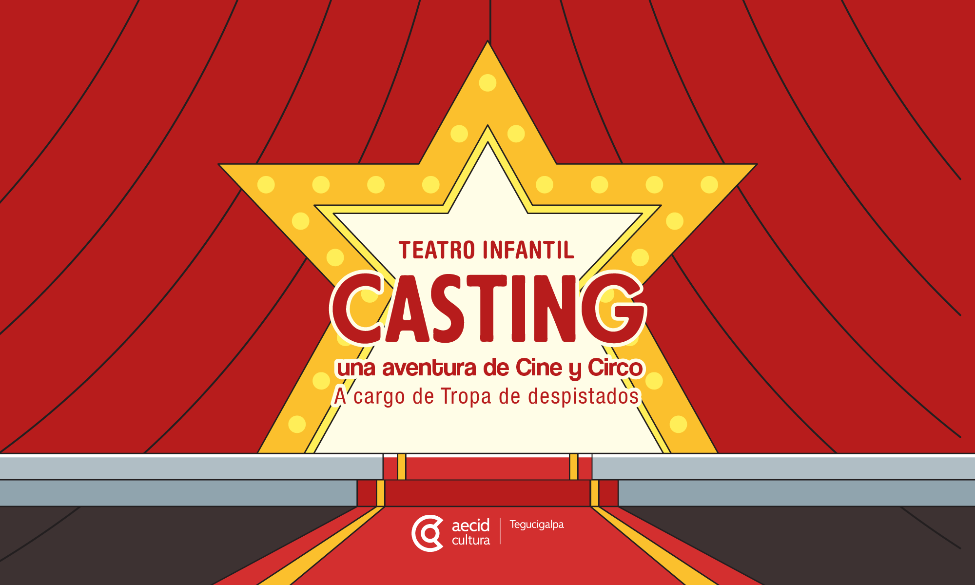 Portada Teatro infantil: Casting una aventura de Cine y Circo