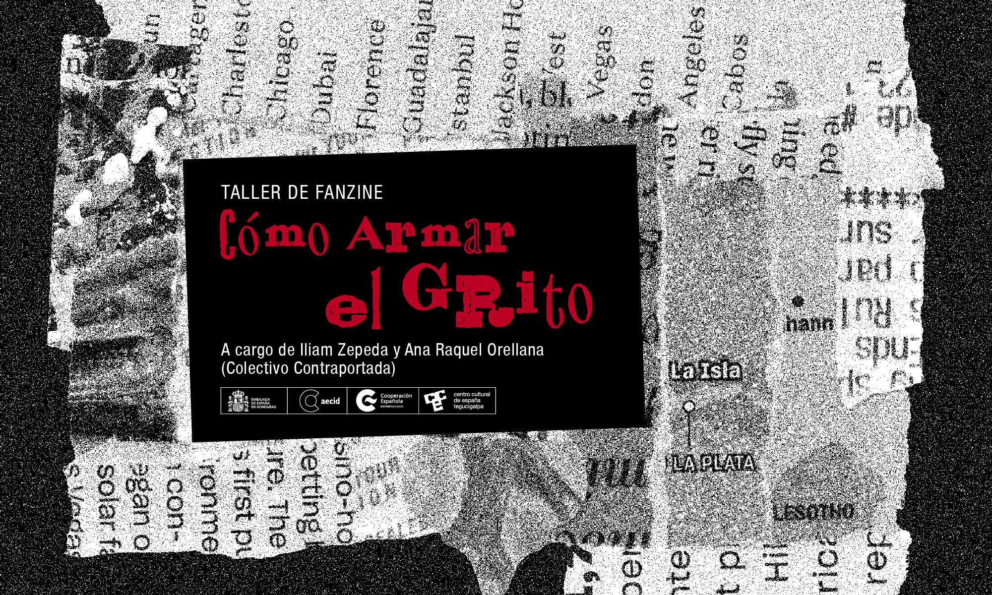 Portada Taller de Fanzine: Cómo armar el grito