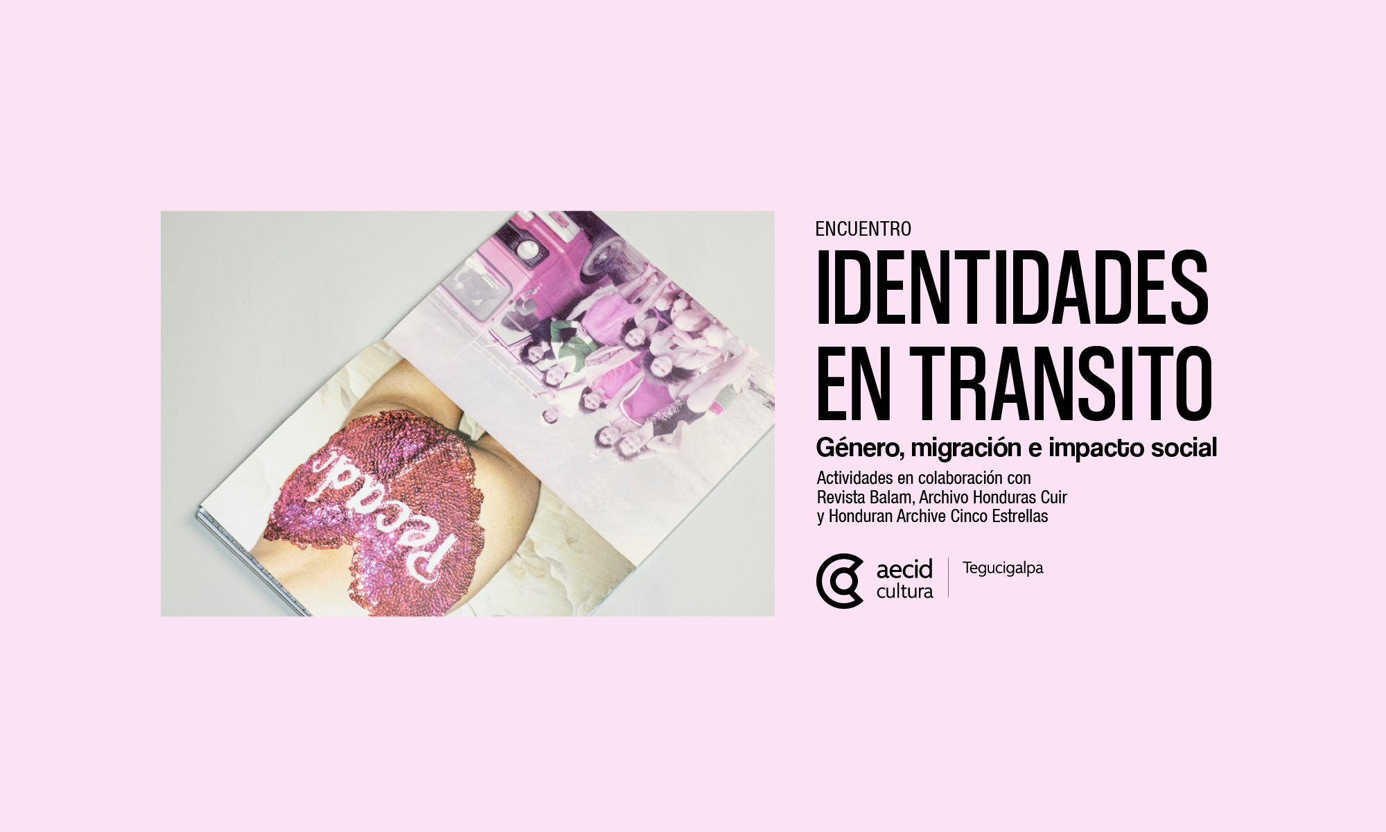 Portada Encuentro 'Identidades en Transito'. Género, migración e impacto social