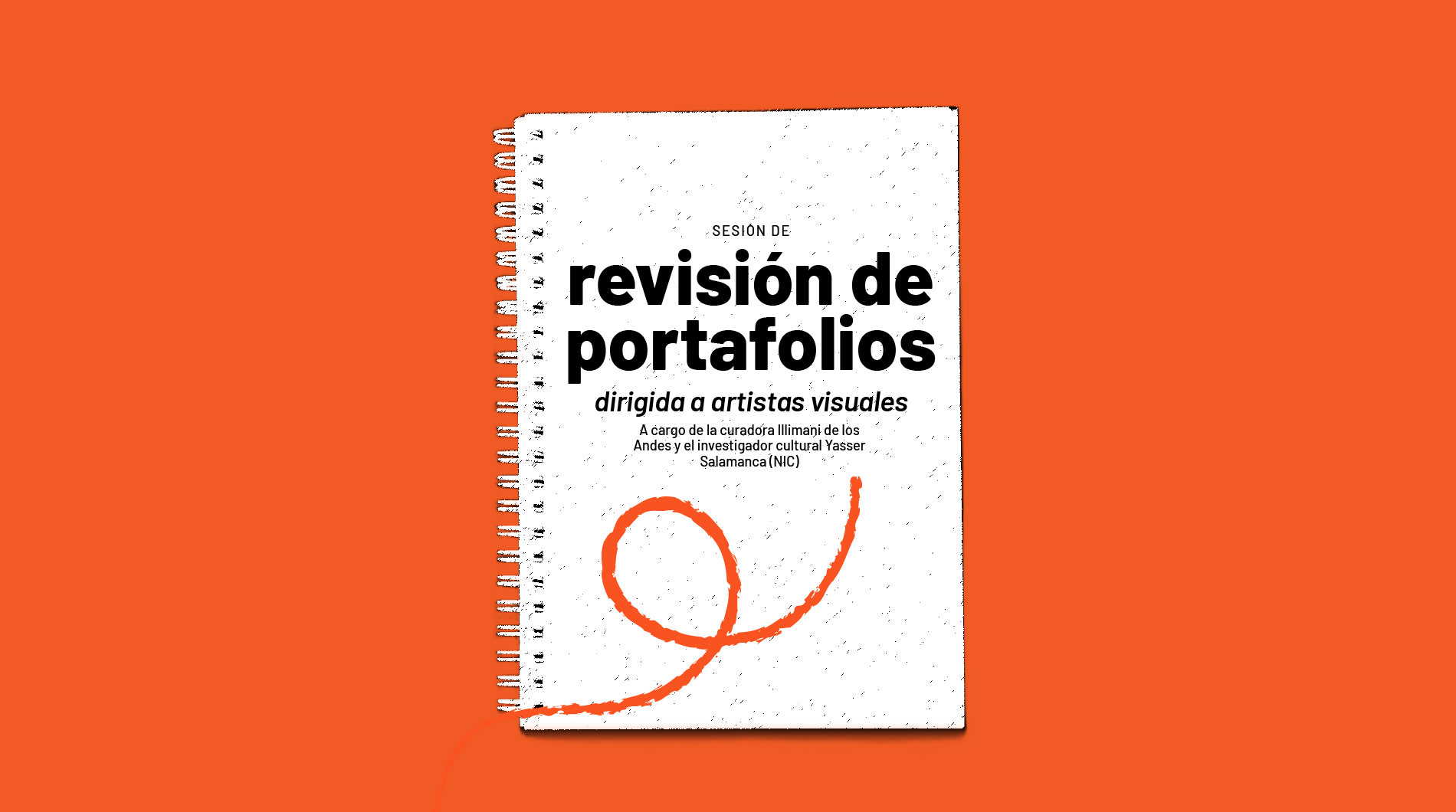 Sesión de revisión de portafolios dirigida a artistas visuales