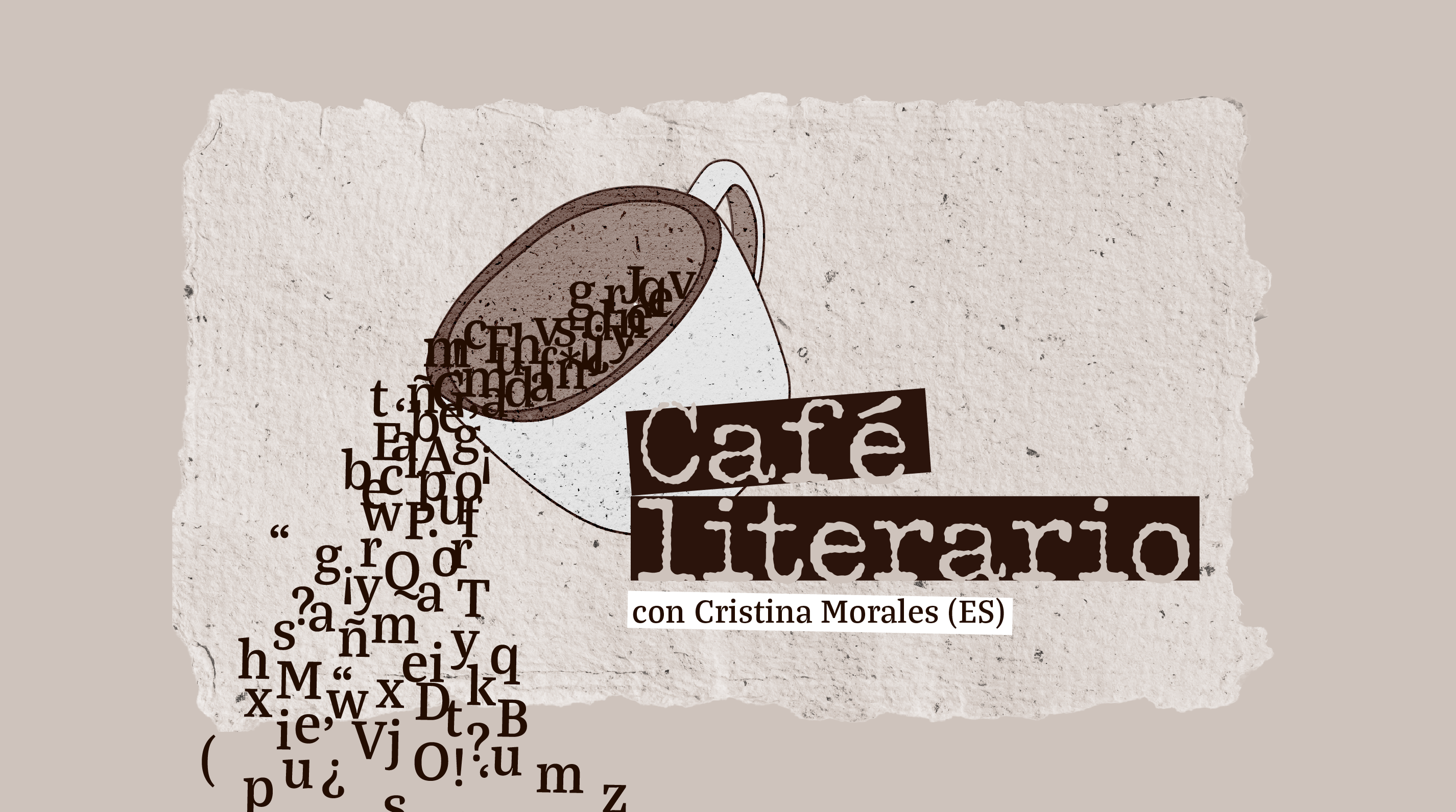 Café literario con Cristina Morales (España)